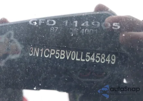 2020 Nissan Kicks S Xtronic Cvt z USA, uszkodzony, nr VIN 3N1CP5BV0LL545849